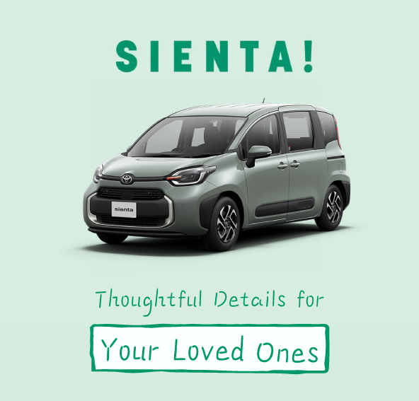 Versatile 7-Seater SIENTA 👨‍👩‍👧‍👦 Thoughtful Details for Your Loved Ones