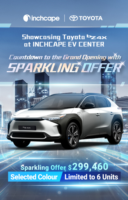 Countdown to the INCHCAPE EV CENTER Opening⚡️TOYOTA bZ4X Sparkling Offer at $299,460