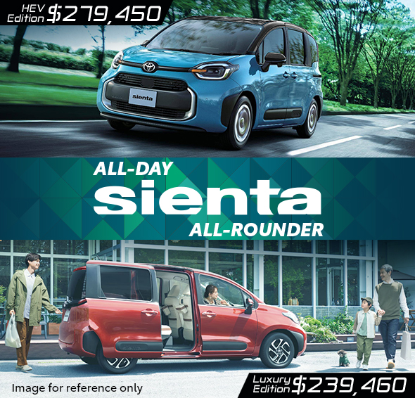 ALL-DAY ▪ ALL-ROUNDER｜SIENTA 🚗 Travel with Ease with Your Loved Ones 👨‍👩‍👧‍👦