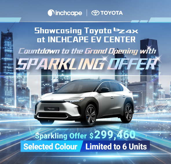 Countdown to the INCHCAPE EV CENTER Opening⚡️TOYOTA bZ4X Sparkling Offer at $299,460